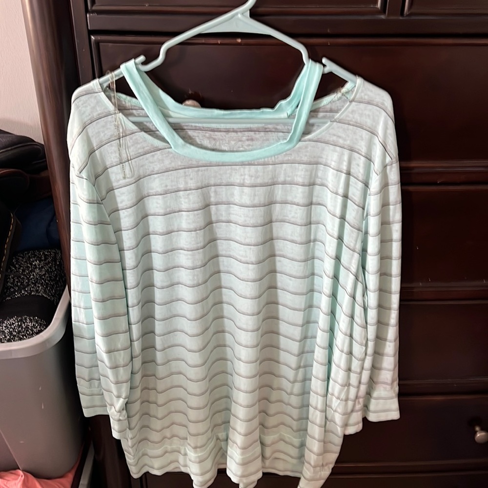 Off the shoulder shirt by mny